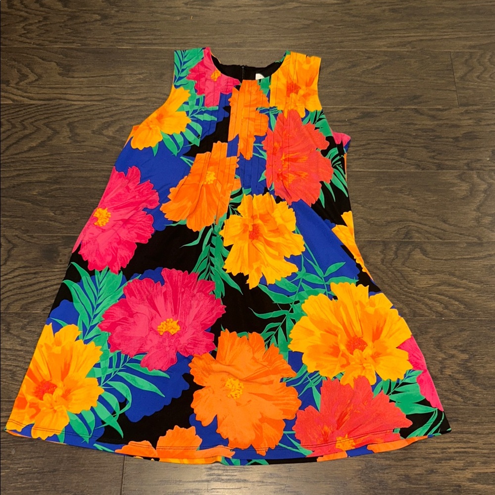 Calvin Klein Multicolor Floral Dress